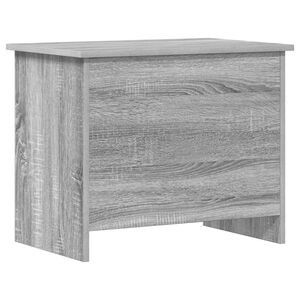 vidaXL Storage Chest Grey Sonoma 60 x 40 x 50 cm Engineered Wood
