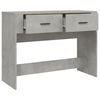vidaXL Console Table Concrete Grey 100x39x75 cm Engineered Wood