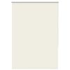 vidaXL Roller Blind Blackout Off White 110x175 cm Fabric Width 105.7 cm Polyester