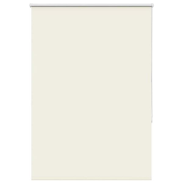 vidaXL Roller Blind Blackout Off White 110x175 cm Fabric Width 105.7 cm Polyester