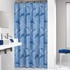 Sealskin Shower Curtain Delfino 180x200 cm Blue