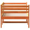 vidaXL Day Bed without Mattress Wax Brown 75x190 cm Small Single Solid Wood Pine