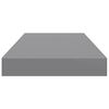 vidaXL Floating Wall Shelves 4 pcs Grey 50x23x3.8 cm MDF