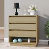 vidaXL Sideboard Sonoma Oak 70x41x75 cm Engineered Wood
