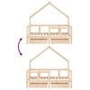 vidaXL Kids Bed Frame with Drawers 70x140 cm Solid Wood Pine
