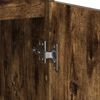 vidaXL Sideboard Smoked Oak 57x34x76 cm Engineered Wood