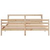 vidaXL Bed Frame without Mattress 200x200 cm Solid Wood Pine