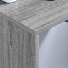 vidaXL Wall-Mounted Desk Grey Sonoma 60 x 45 x 30 cm Engineered Wood