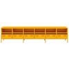 vidaXL TV Cabinet Mustard Yellow 202x39x43.5 cm Cold-rolled Steel