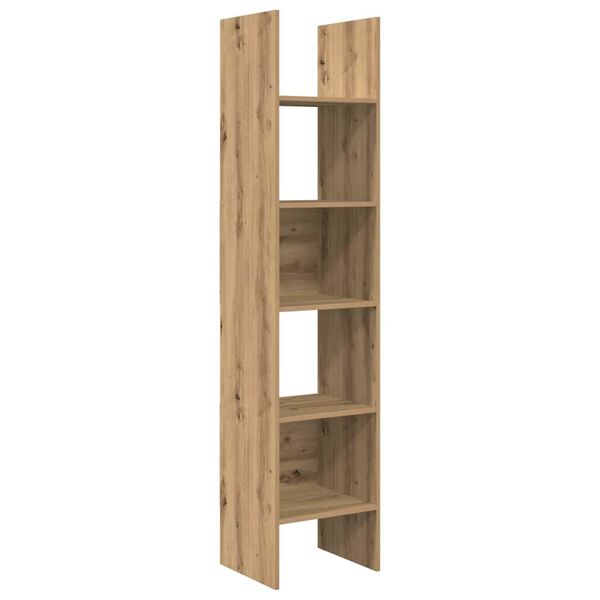 vidaXL Book Cabinet Artisan Oak 40 x 35 x 180 cm Engineered Wood