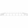vidaXL Dog Kennel Silver 90 m&sup2; Steel