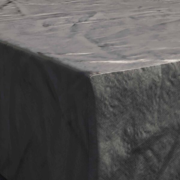 vidaXL Furniture Cover Plain Black 260 x 260 x 90 cm 600D