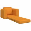 vidaXL Sofa Bed Dark Yellow 98 x 71 x 83 cm Velvet