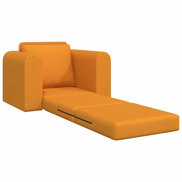 vidaXL Sofa Bed Dark Yellow 98 x 71 x 83 cm Velvet