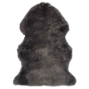 vidaXL Sheep Leather Rug 60x90 cm Light Grey
