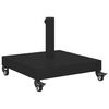 vidaXL Parasol Base Black 45 x 45 x 31.5 cm