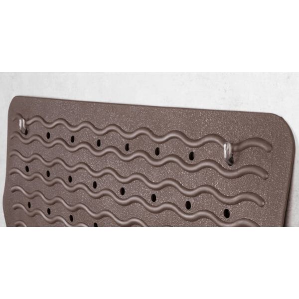 RIDDER Non-Slip Bath Mat Playa 80x38 cm Black 68310