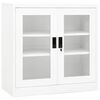 vidaXL Office Cabinet White 90x40x90 cm Steel