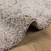 vidaXL Shaggy Rug PAMPLONA High Pile Modern Beige &Oslash; 80 cm