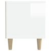 vidaXL TV Cabinet High Gloss White 180x31.5x40 cm Engineered Wood