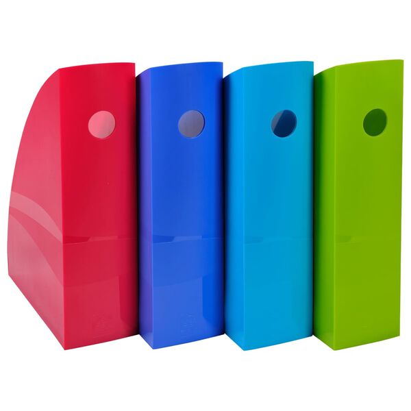 Exacompta Magazine Files 1928 Mag-Cube Climate Neutral 4 pcs Muticolour