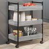 vidaXL Kitchen Trolley Grey Sonoma 50x30x70 cm Engineered Wood