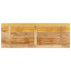 vidaXL Table Top 140x50x2.5 cm Rectangular Solid Wood Rough Mango