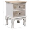 vidaXL Bedside Cabinets 2 pcs 35x30x50 cm Paulownia Wood