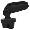 vidaXL Car Armrest Black 13x36x(30-46) cm ABS