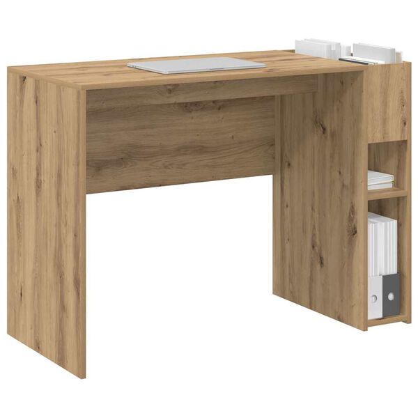 vidaXL Desk Artisan Oak 109 x 50 x 78 cm Engineered Wood