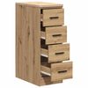 vidaXL Garage Storage Cabinet Artisan Oak 30x51x85 cm Solid Wood Pine