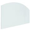 vidaXL Fireplace Glass Plate 100x60 cm