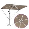 vidaXL Cantilever Banana Parasol Taupe 294 x 200 x 254 cm