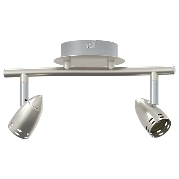 vidaXL Ceiling Spotlight Matt nickel 27 x 14 x 12 cm Steel