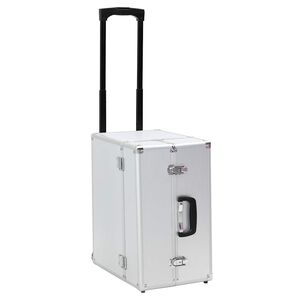 vidaXL Pilot Trolley 47x39x27 cm Silver Aluminium