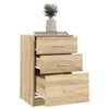 vidaXL Bed Cabinet Sonoma Oak 40x40x63 cm Engineered Wood