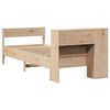 vidaXL Bookcase Bed without Mattress 90x190 cm Single Solid Wood Pine