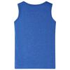 Kids' Tank Top Blue Melange 116