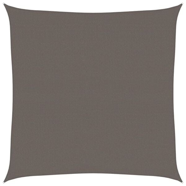 vidaXL Sunshade Sail 160 g/m² Anthracite 4.5x4.5 m HDPE