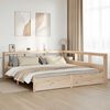 vidaXL Bookcase Bed without Mattress 180x200 cm Solid Wood Pine