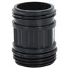 vidaXL Suction Hose with PVC Connectors Black 1" 4 m PVC