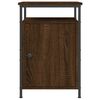 vidaXL Bedside Cabinet Brown Oak 40x42x60 cm Engineered Wood