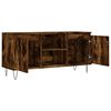 vidaXL TV Cabinet Smoked Oak 104x35x50 cm Engineered Wood
