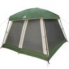 vidaXL Family Tent Cabin 6-Person Green Waterproof