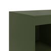 vidaXL Highboard Olive Green 67x39x95 cm Steel