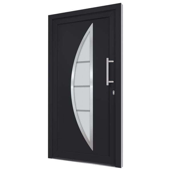 vidaXL Front Door Anthracite 98x208 cm