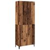 vidaXL Highboard 2 pcs Old wood Engineered Wood