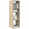 vidaXL Book Cabinet Sonoma Oak 34x31x112 cm Engineered Wood