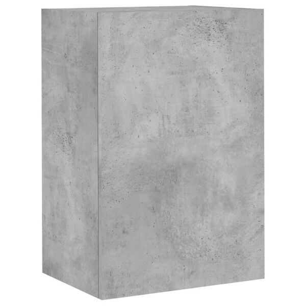 vidaXL TV Wall Cabinet Concrete Grey 40.5x30x60 cm Engineered Wood