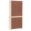 vidaXL Highboard ALTA 77x35x165 cm Solid Wood Pine